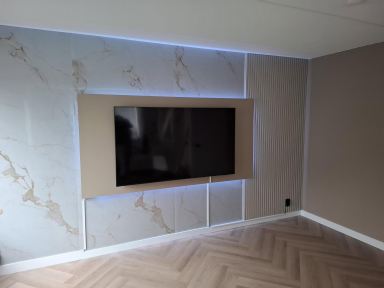 Cinewall geplaatst voor een tevreden klant