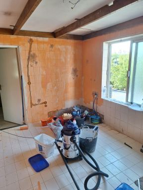 Tegelwerk badkamer te Vlijmen