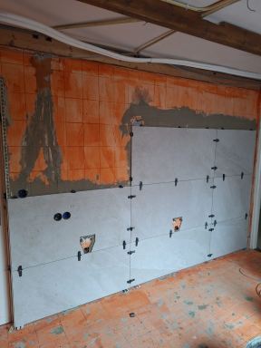 Tegelwerk badkamer te Vlijmen
